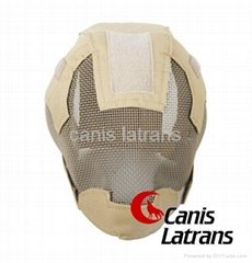 Full Face Tactical Metal Mesh Mask for CS Game, CL9-0043