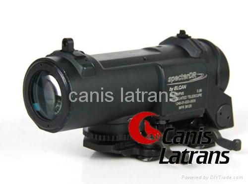 4X Rifle Scope with Red Illumination/4X Magnifier Weapon Sights, CL1-0058 2
