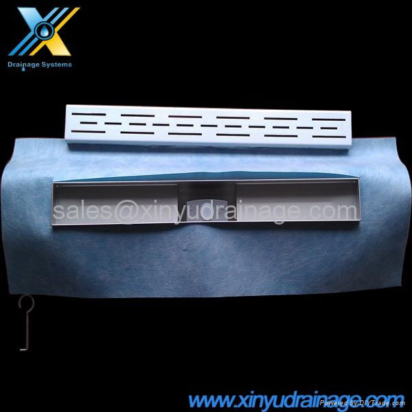 stainless steel linear shower grate drain