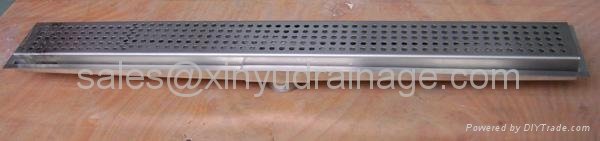 stainless steel linear shower channel drain, linear shower grate 2
