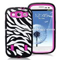 wholesale promotion high quality Zebra Case For samsung i9300case galax s3 case 