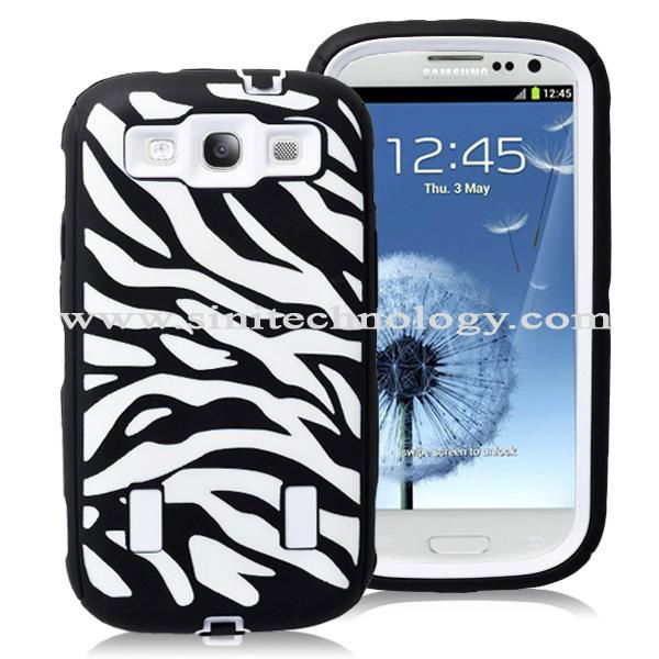 wholesale promotion high quality Zebra Case For samsung i9300case galax s3 case  5