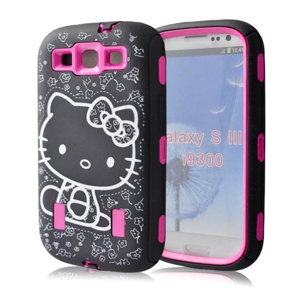 2013 Fashion Hello Kitty galaxy s3 / SAM i9300 case 