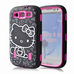2013 Fashion Hello Kitty galaxy s3 / SAM i9300 case 