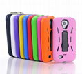 wholesale Hybrid case with kickstand for SAM Galaxy S4 I9500 silicone case 1