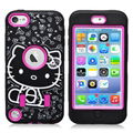 New arrival Hello kitty r   ed case for I POD touch5 with screen protector 1