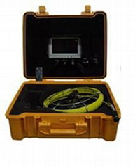 Yellow 7inch Pipeline Inspection Camera with DVR Function