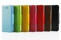 Ultra-thin standing leather case for