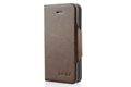 Ultra-thin standing leather case for iphone5,Samsung S4,N7100 with insert card 2