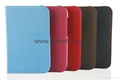 360 degree rotation leather case with epoxy for Samsung N5100 1