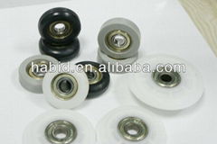 plastic sliding door roller & nylon