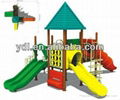 Outdoor playground slide