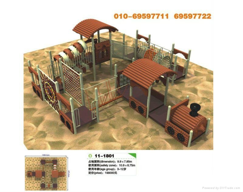 2013New design playground slide