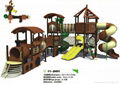 2013New design playground slide 5