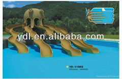 Water park slide