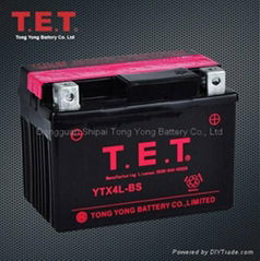 Motorcycle battery YTX4L-BS