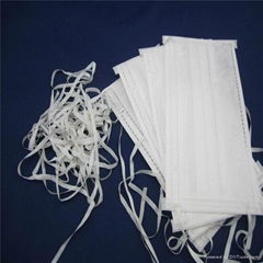 TPU elastic mask tape with milk white color 