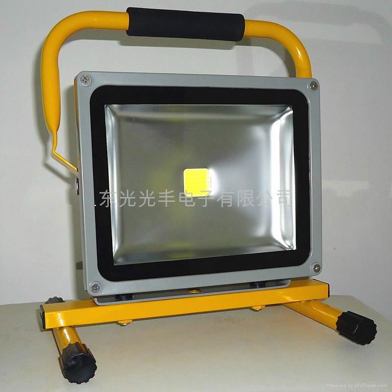 High power outdoor emergency lights LED rechargeable floodlight