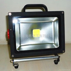 Portable rechargeable floodlight