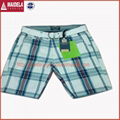 Men's cotton blue leisure Bermuda