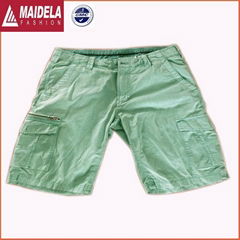 Men's new cargo shorts garment dyed