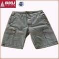 Men's new cargo shorts garment dyed 5
