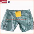 Mens Fashion Print Shorts-regular blue color 2
