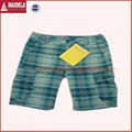 Mens Fashion Print Shorts-regular blue color 5