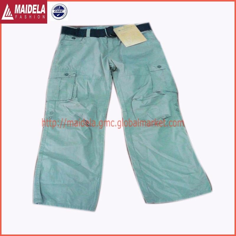 Men's long cargo pant with garment dyed wash 3