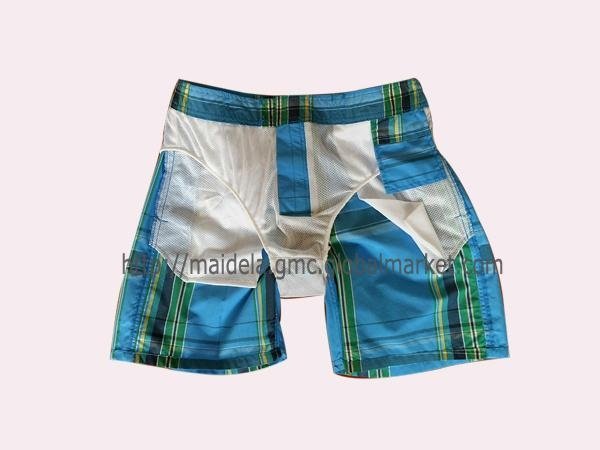 Mens sport shorts with micro polyester peach fabric 3