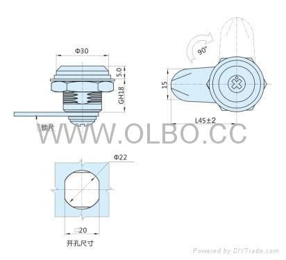 Metal  Cabinets Cam Lock 4