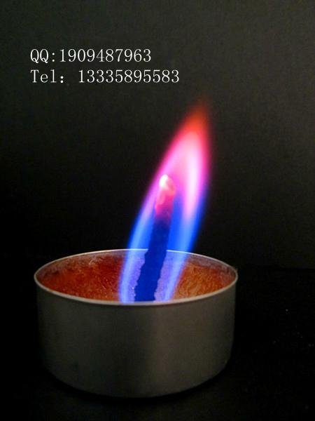 colorful flame glass tealight cup candles 3