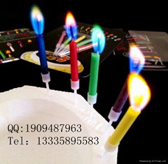 colorful flame birthday candles wholesale