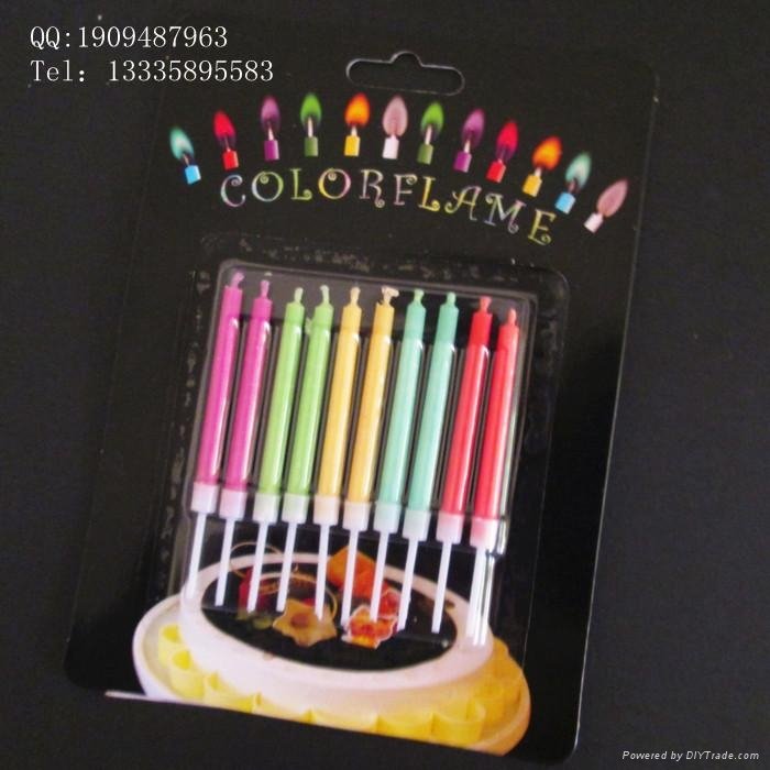 colorful flame birthday candles wholesale 2