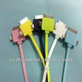 2013 Colorful 3 in 1 USB cable for iPhone ZM-IP5C12A 3