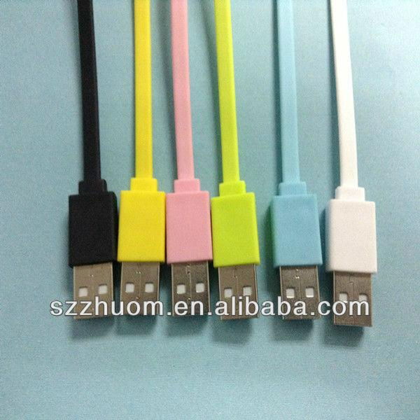 2013 Colorful 3 in 1 USB cable for iPhone ZM-IP5C12A 4