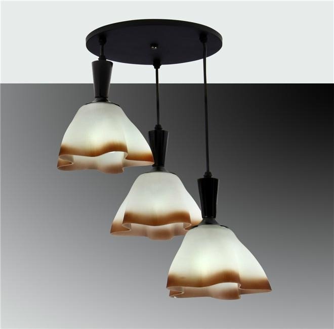 Pendant lamp&funnel-shape glass pendant light 