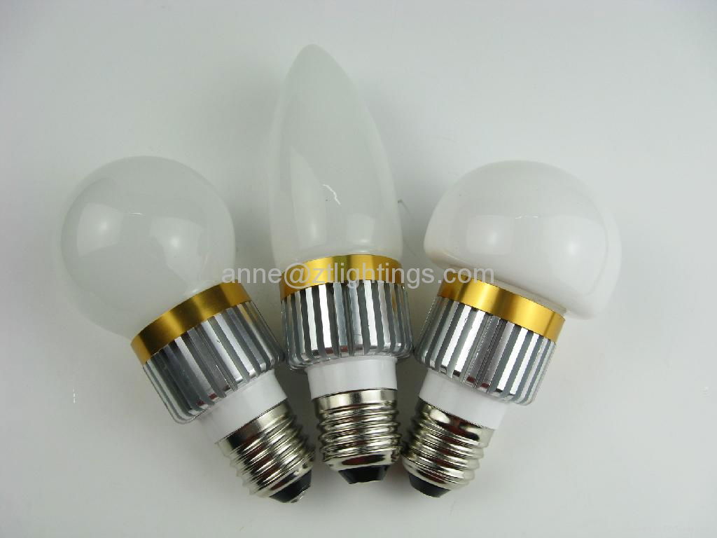 Factory design 3w led candle lights and led bulb lights 5