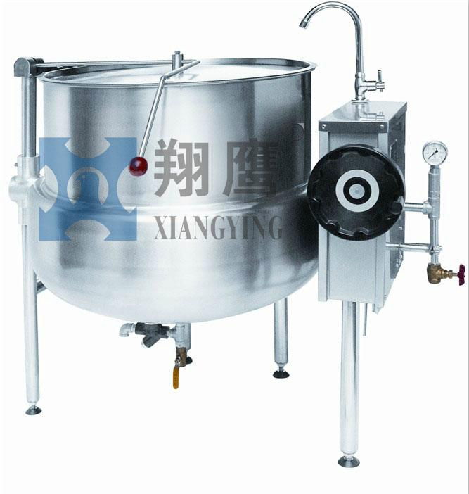 Direct  Floor Mounted Tiltable Steam Jacketed Kettle