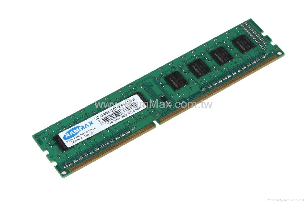 100% compatible DDR2 2GB RAM memory modules - DDR2 2GB 800MHZ - RAMMAX or  Kingston, Hynix, Samsung OEM (Taiwan Manufacturer) - Memory -