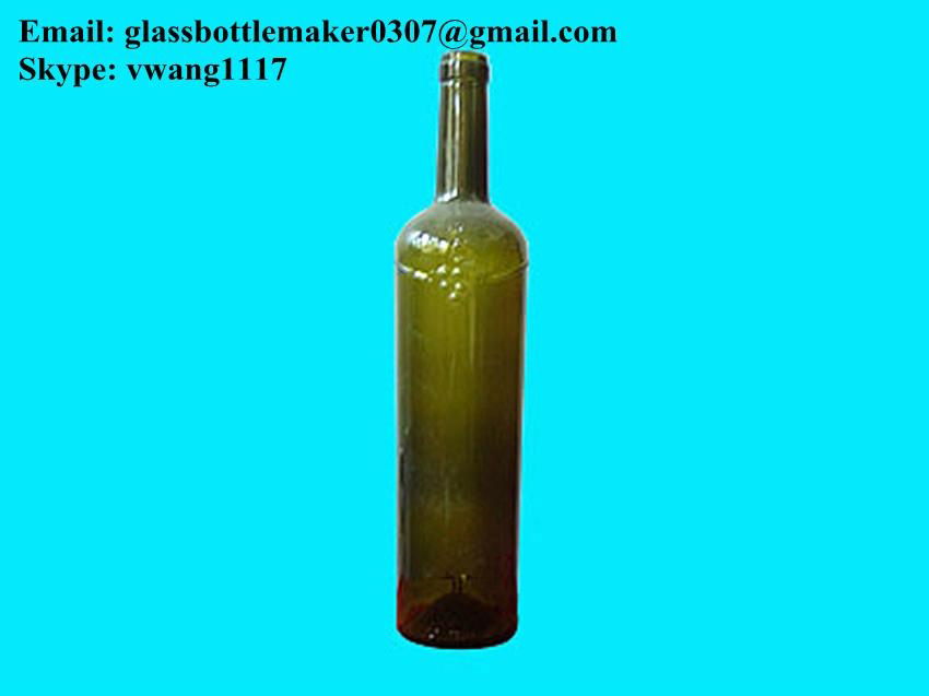 glass beer bottle green color  2
