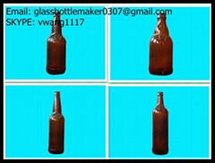 brown glass beer bottle 350ml 500ml 