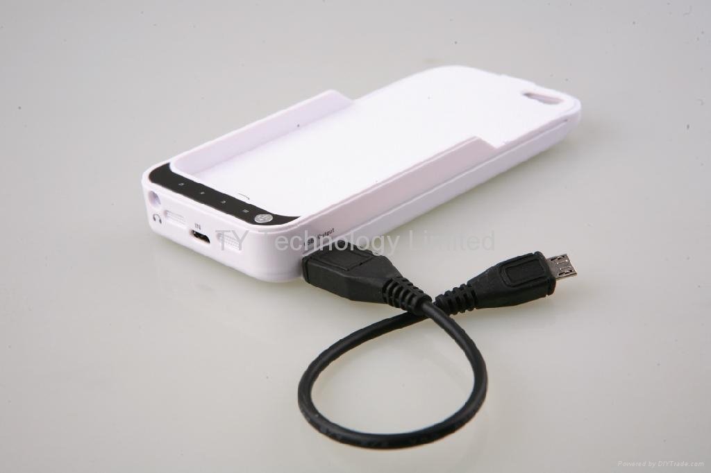 High Capacity 2*4500mAh External Rechargeable Backup Battery Charger Case ip5/5S 4