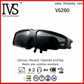 52inch virtual screen video glasses with av in function for iphone