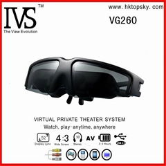 52inch virtual screen video glasses with av in function for iphone