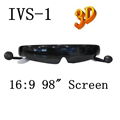 98inch virtual screen 3d video glasses 3d format is side by side 2