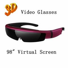98inch virtual screen 3d video glasses goggles