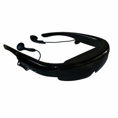 98inch 3d head mounted video goggles 3d format is side by side