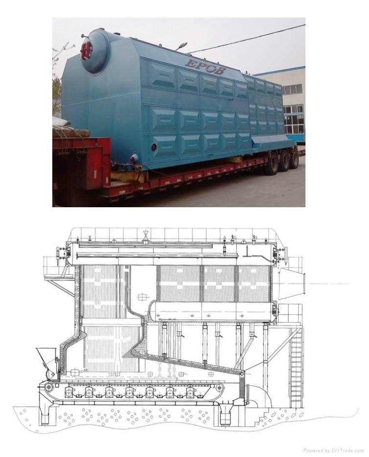 High quality industrial steam boiler with economizer 2