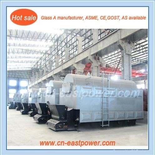 High efficiency hain Grate Coal Fired Boiler with ASME certification 4